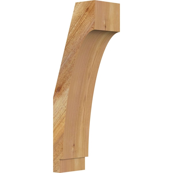Ekena Millwork 4"W x 6"D x 18"H Imperial Rough Sawn Knee Brace, Western Red Cedar BRC04X06X18IMP00RWR - main